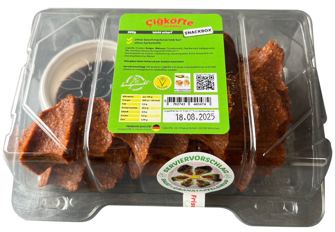 Cigköfte Snackbox 300 g – praktischer Snack